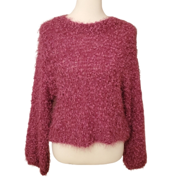 Adora Sweaters - Adora Fuzzy Eyelash Sweater NWT
